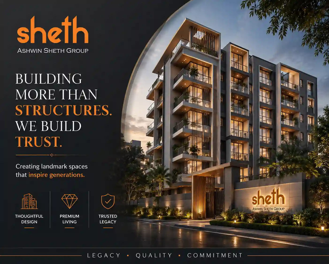 Ashwin Sheth Group official logo for residential projects in Mysore