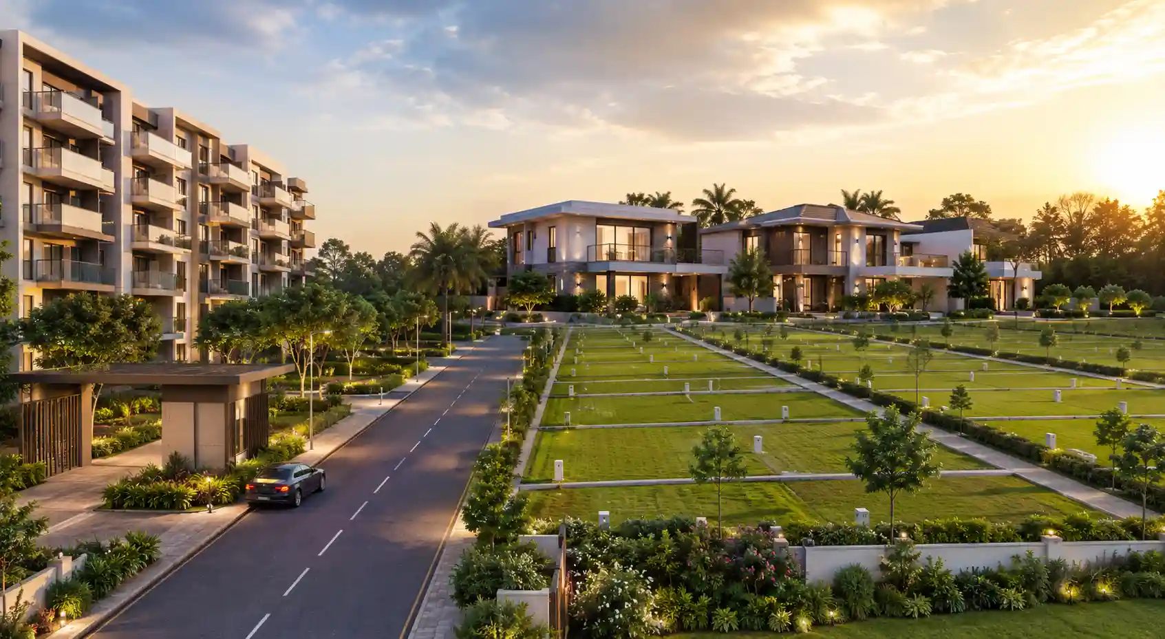 Stunning view of Century Plots Mysore premium residential plots in Mysore