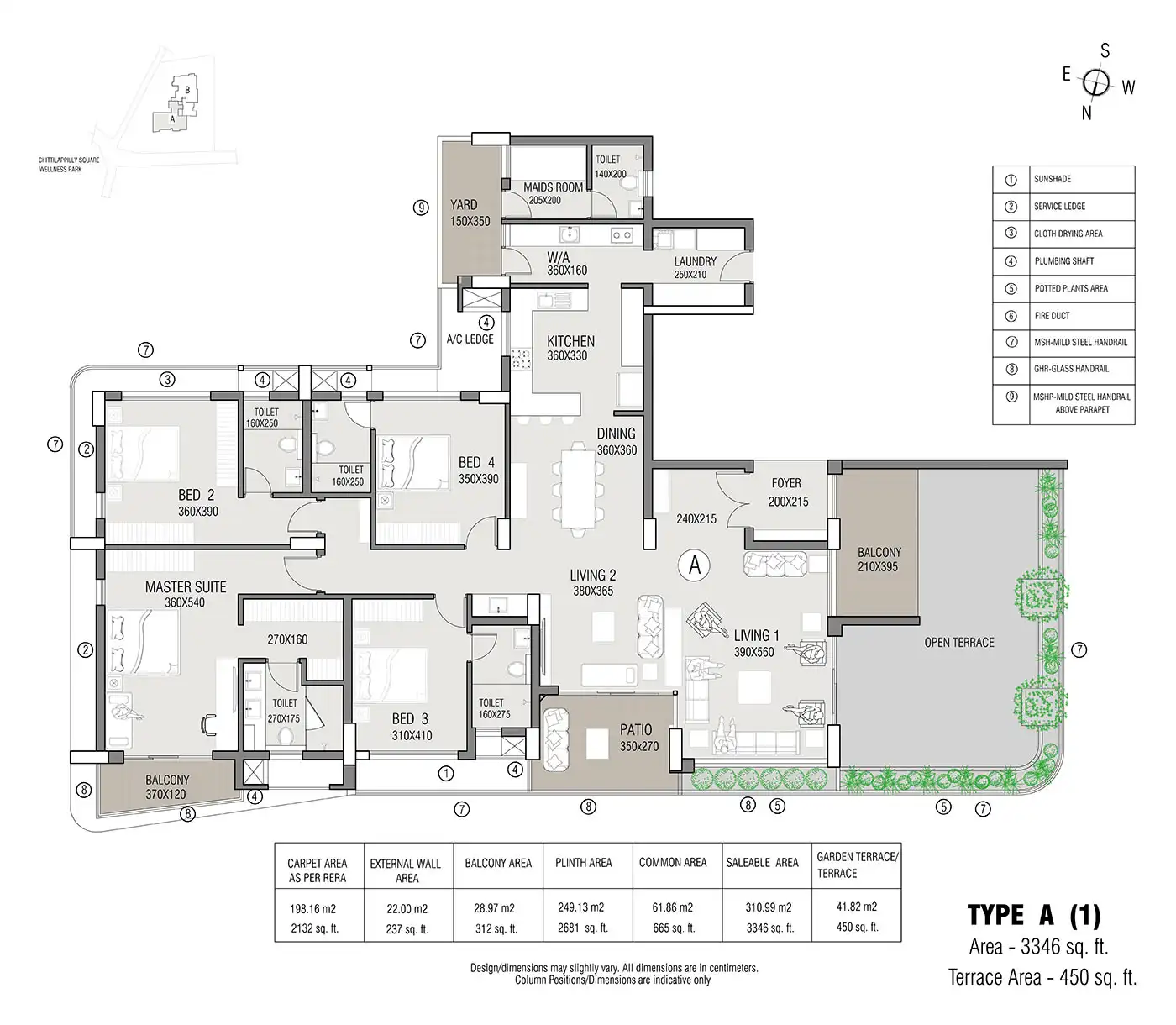 Prestige Mysore master layout preview
