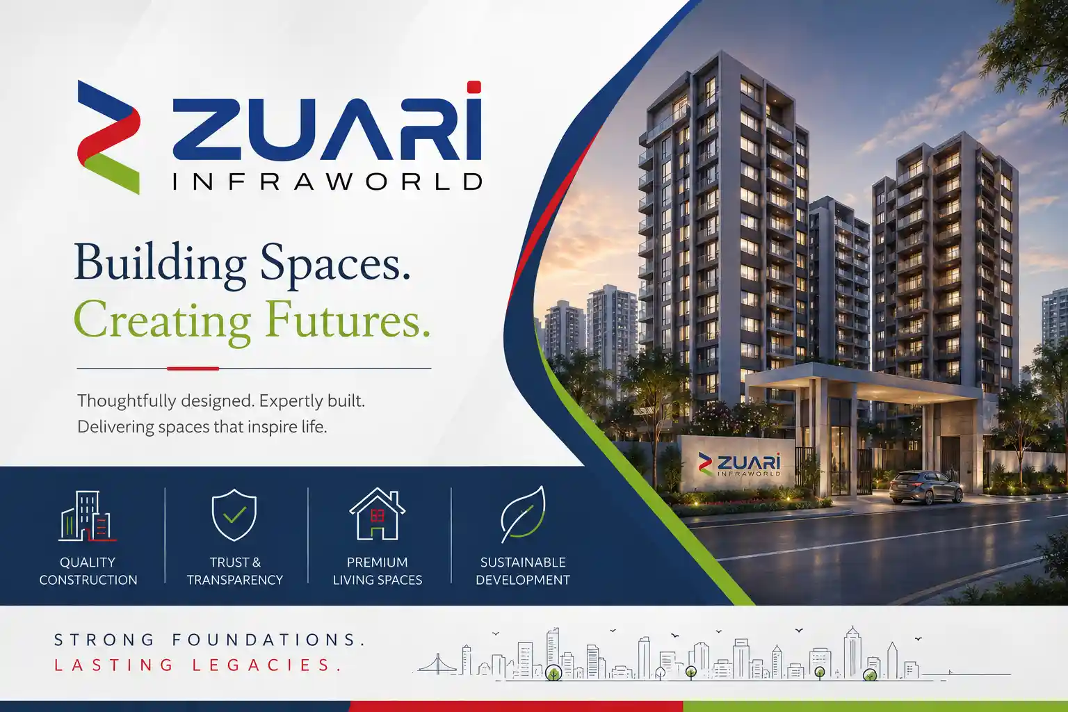 Zuari Infraworld official logo for residential projects in Mysore